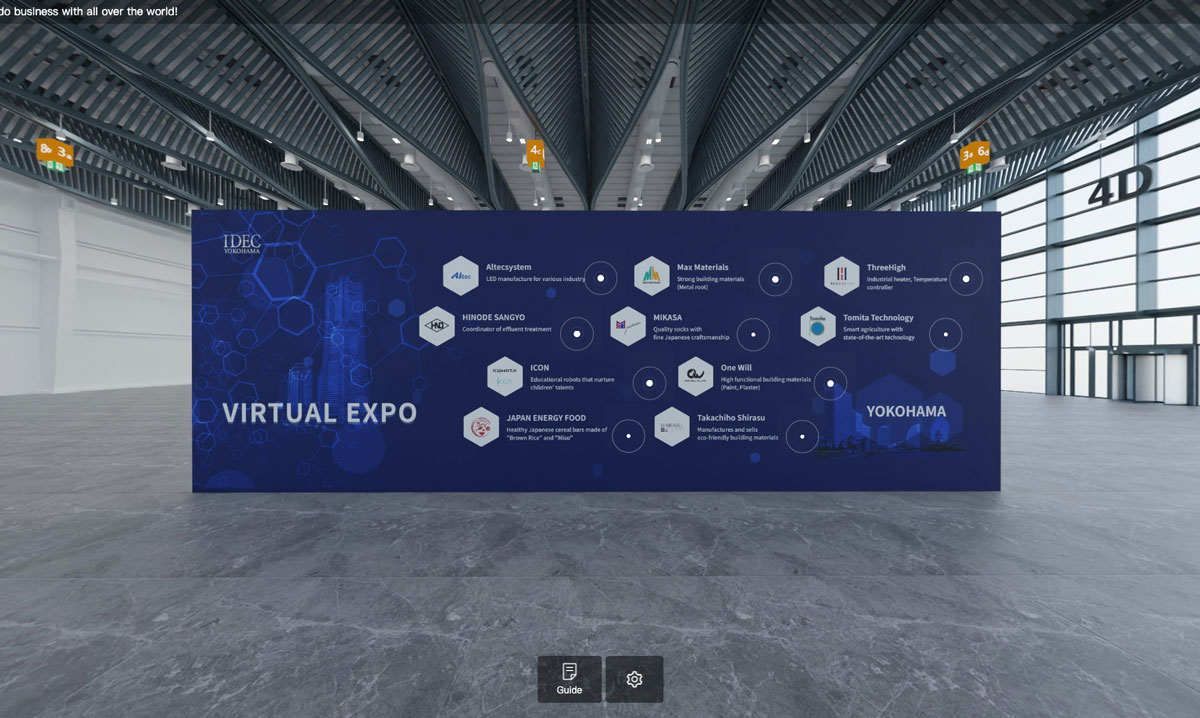 IDEC 「YOKOHAMA VIRTUAL EXPO」VR展示サイト